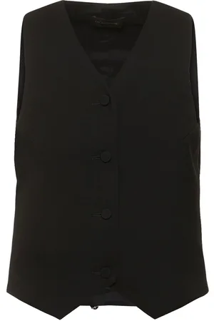 The Andamane Pauline Crepe Satin Vest