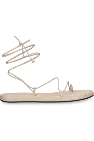 Studio Amelia 10mm Emily Leather Flat Sandals