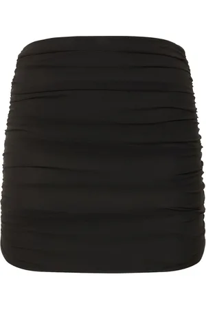 The Andamane Livia Stretch Georgette Mini Skirt