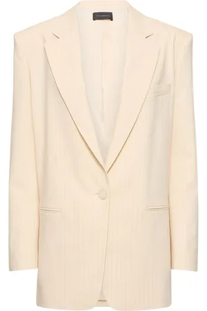 The Andamane Guia Oversized Pinstriped Blazer