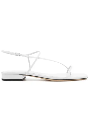 Studio Amelia 10mm Cross Front Leather Flats