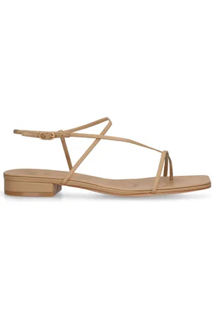 Studio Amelia 10mm Cross Front Leather Flats