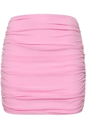 The Andamane Livia Stretch Georgette Mini Skirt
