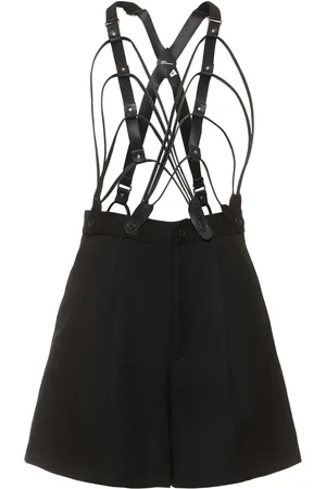 NOIR KEI NINOMIYA Wool Gabardine Jumpsuit W/suspenders