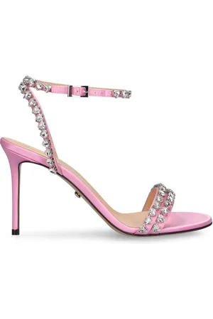 Mach & Mach 95mm Audrey Satin Sandals