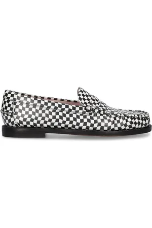 SEBAGO Dan Chessboard Smooth Leather Loafers