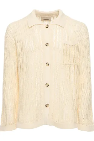 Nanushka Organic Cotton Blend Crochet Shirt