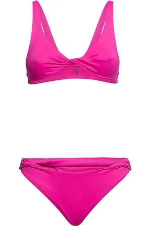 The Attico Lycra Bandeau Bikini Set