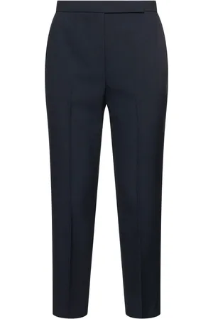 THEORY High Waist Slim Cropped Pants