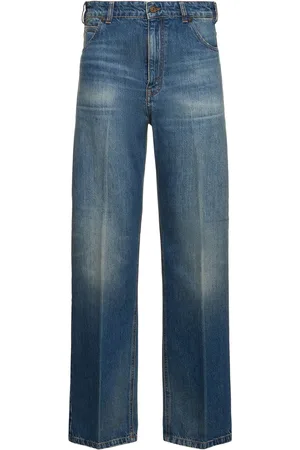 Victoria Beckham Relaxed Faded Straight Jeans