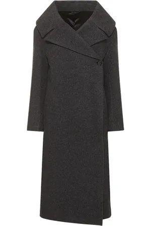 Totême Wool Blend Felt Wrap Coat