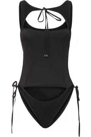 The Attico Jersey Cutout One Piece Swimsuit