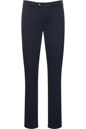 Brunello Cucinelli Dyed Cotton Gabardine Pants