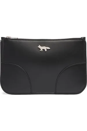 Maison Kitsuné Boogie Zipped Leather Pouch