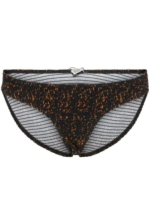 Totême Smocked Mini Bikini Bottoms