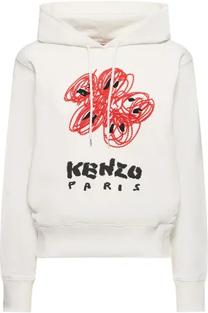 Kenzo Drawn Classic Cotton Varsity Hoodie