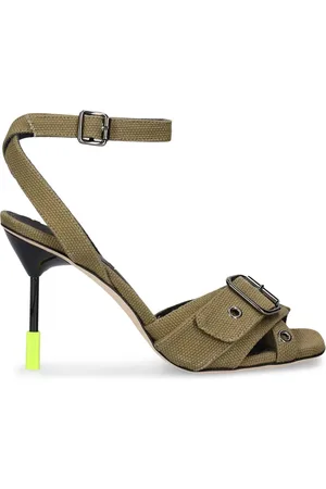 Msgm 90mm Canvas Sandals