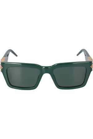 Casablanca Monogram Plaque Squared Sunglasses