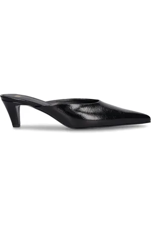 Totême 55mm The Patent Leather Mule Pumps
