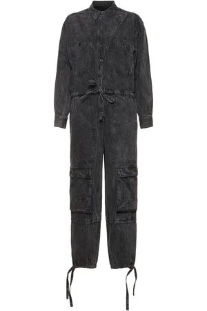 Marant Etoile Idany Long Sleeve Cotton Jumpsuit