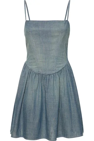 RE/DONE & Pam Chambray Mini Dress