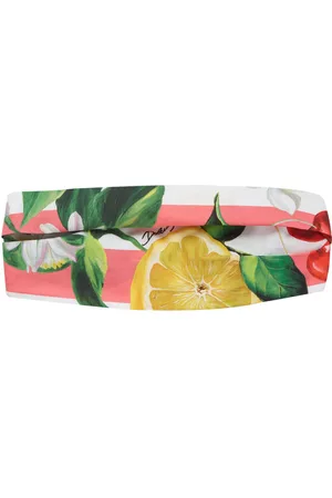 Dolce & Gabbana Printed Cotton Headband