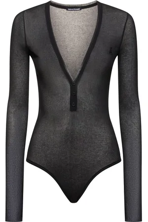 ANDREADAMO Ribbed Cotton Jersey Bodysuit