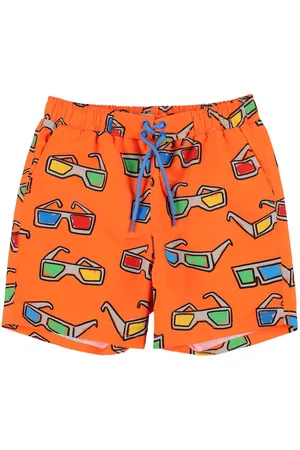 Stella McCartney All Over Print Poly Swim Shorts