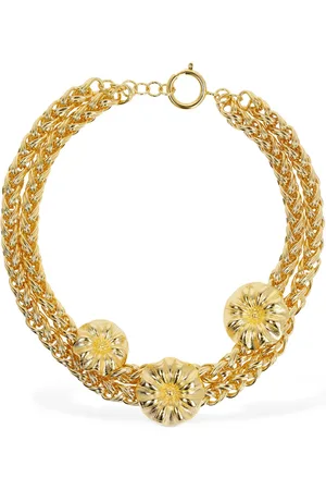 Destree Elizabeth Double Chain Daisy Necklace