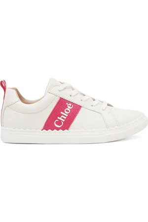 Chloé Leather Lace-up Sneakers