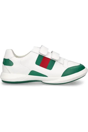 Gucci Web Leather Sneakers