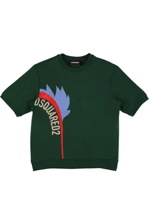 Dsquared2 Printed Cotton Jersey T-shirt