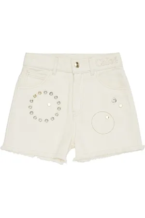 Chloé Studded Denim Shorts