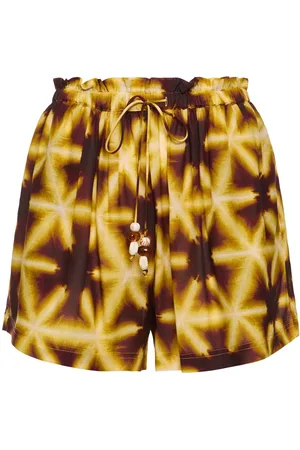 ULLA JOHNSON Bijou Cotton Blend Shorts