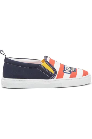 Kenzo Cotton & Rubber Slip On Sneakers