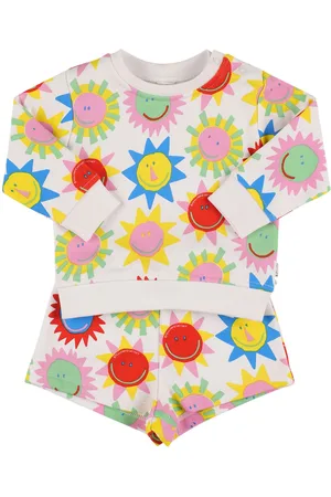Stella McCartney Organic Cotton Sweatshirt & Shorts Set