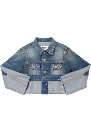 Maison Margiela Cropped Cotton Denim Jacket