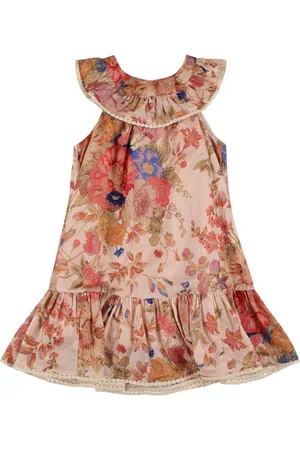 ZIMMERMANN Floral Print Cotton Muslin Dress