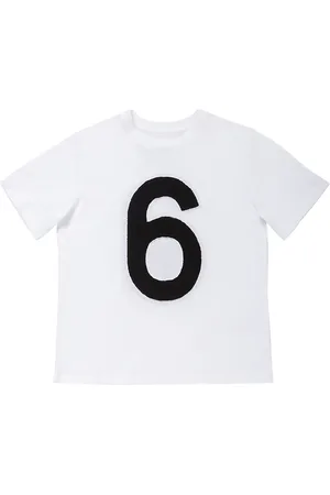 Maison Margiela Logo Print Cotton Jersey T-shirt