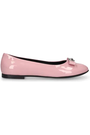 VERSACE Leather Ballerinas