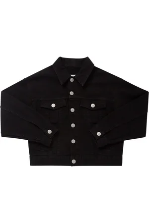 Maison Margiela Embroidered Logo Cotton Denim Jacket