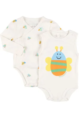 Stella McCartney Set Of 2 Organic Cotton Bodysuits