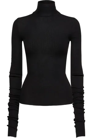 ANN DEMEULEMEESTER Olenka Cutout Rib Knit Sweater