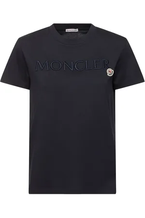 Moncler Embroidered Logo Cotton T-shirt