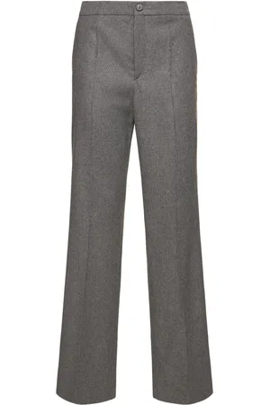 Moncler Wool Blend Flannel Pants