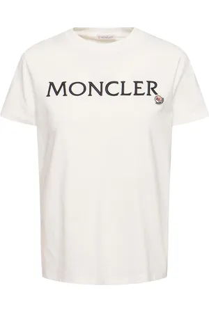 Moncler Embroidered Logo Cotton T-shirt