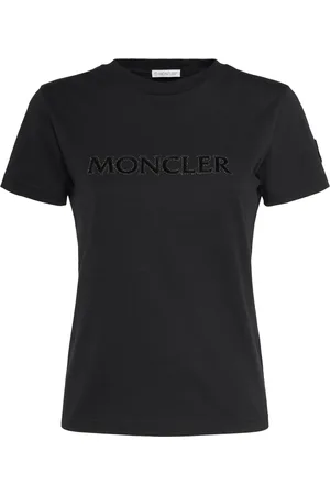 Moncler Crystal Logo Cotton T-shirt