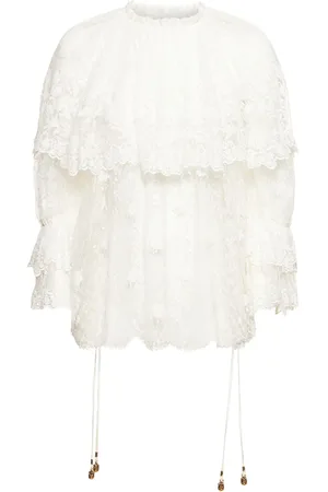 Chloé Floral Lace Embroidered Shirt