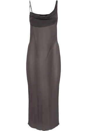 Dsquared2 Sheer Jersey Midi Dress