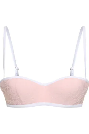 VERSACE Baroque Jacquard Terry Bikini Top
